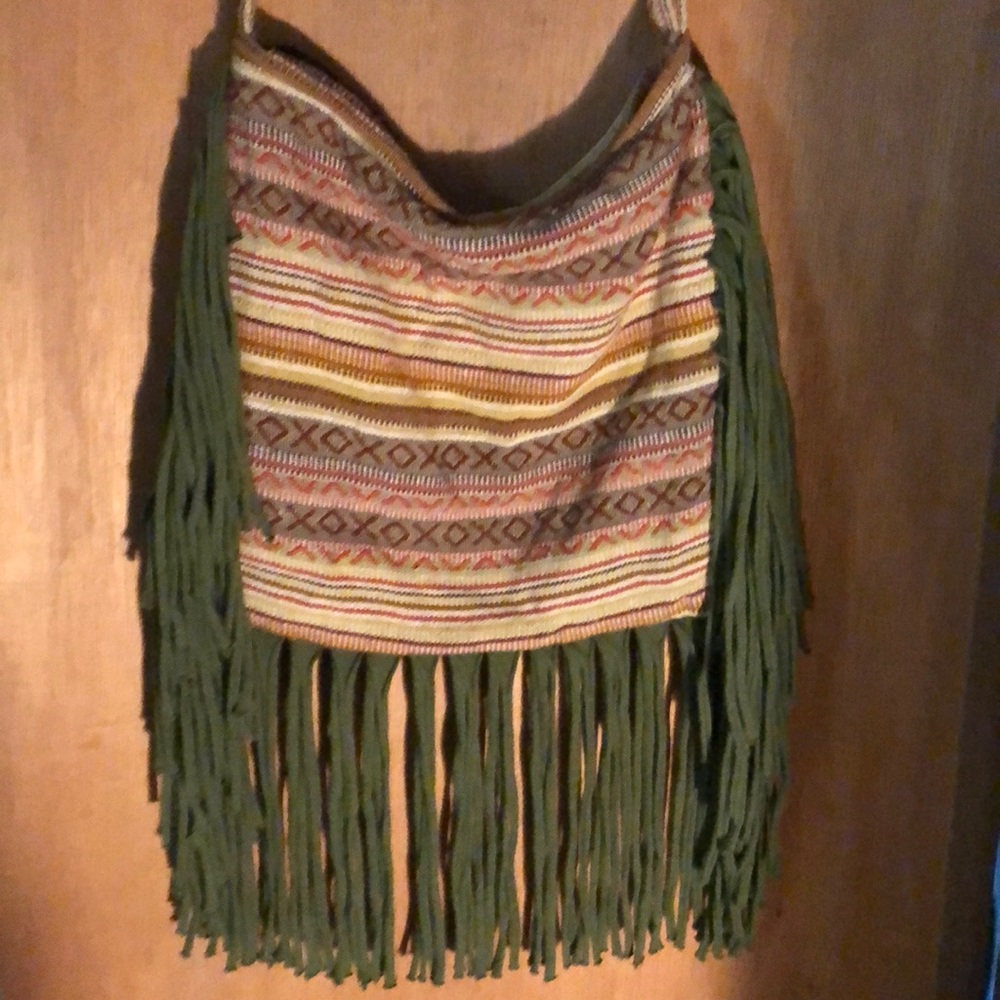 Fringe purse